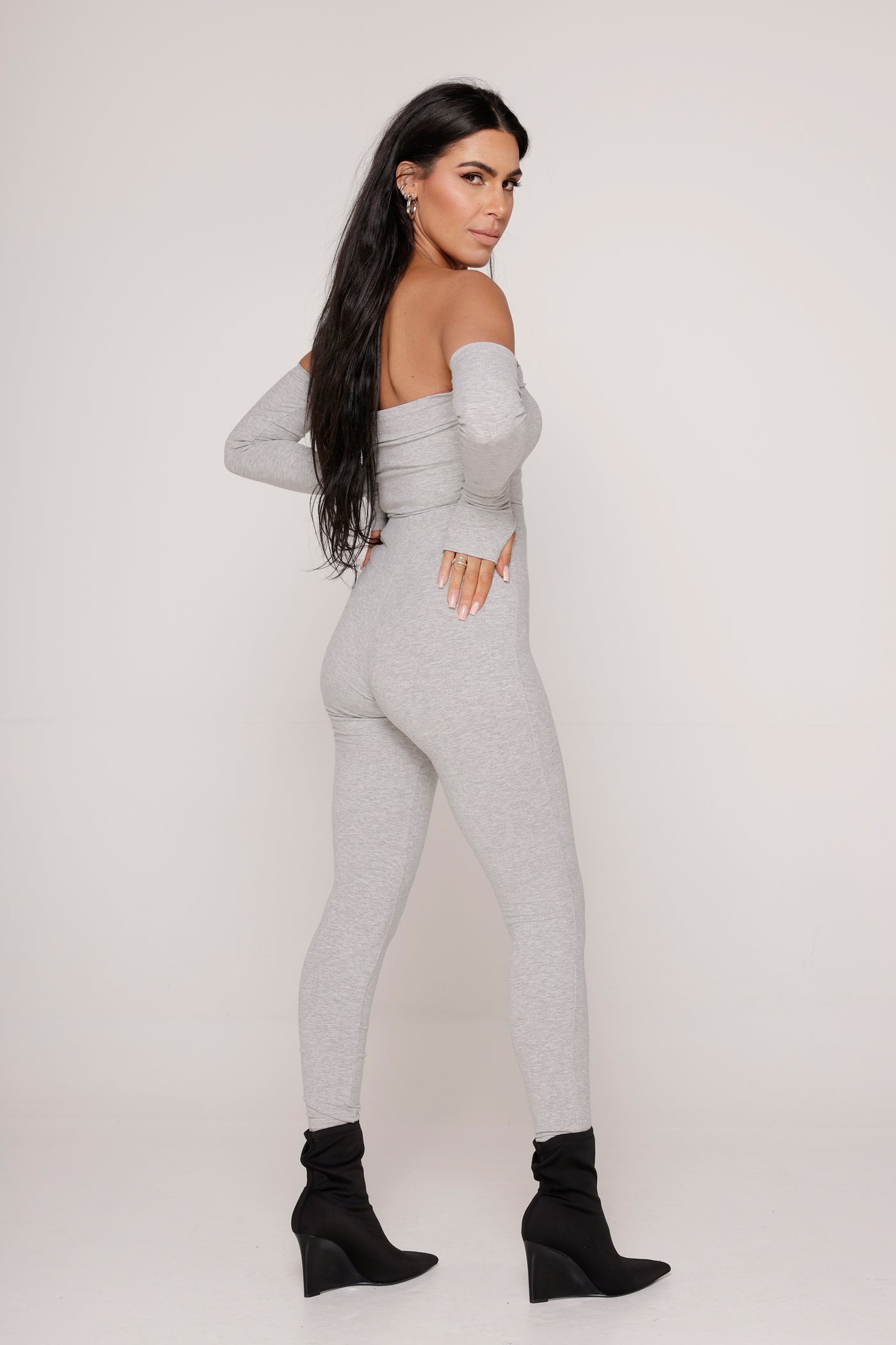 SOLID LEGGING - GREY