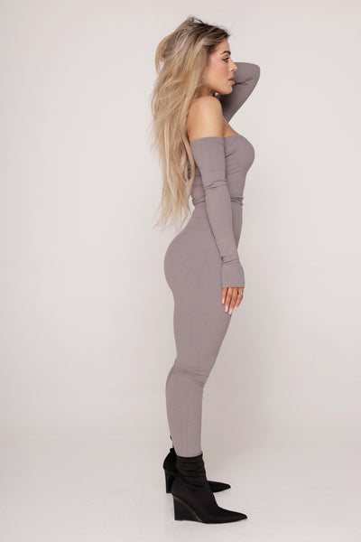 SOLID LEGGING - CHARCOAL