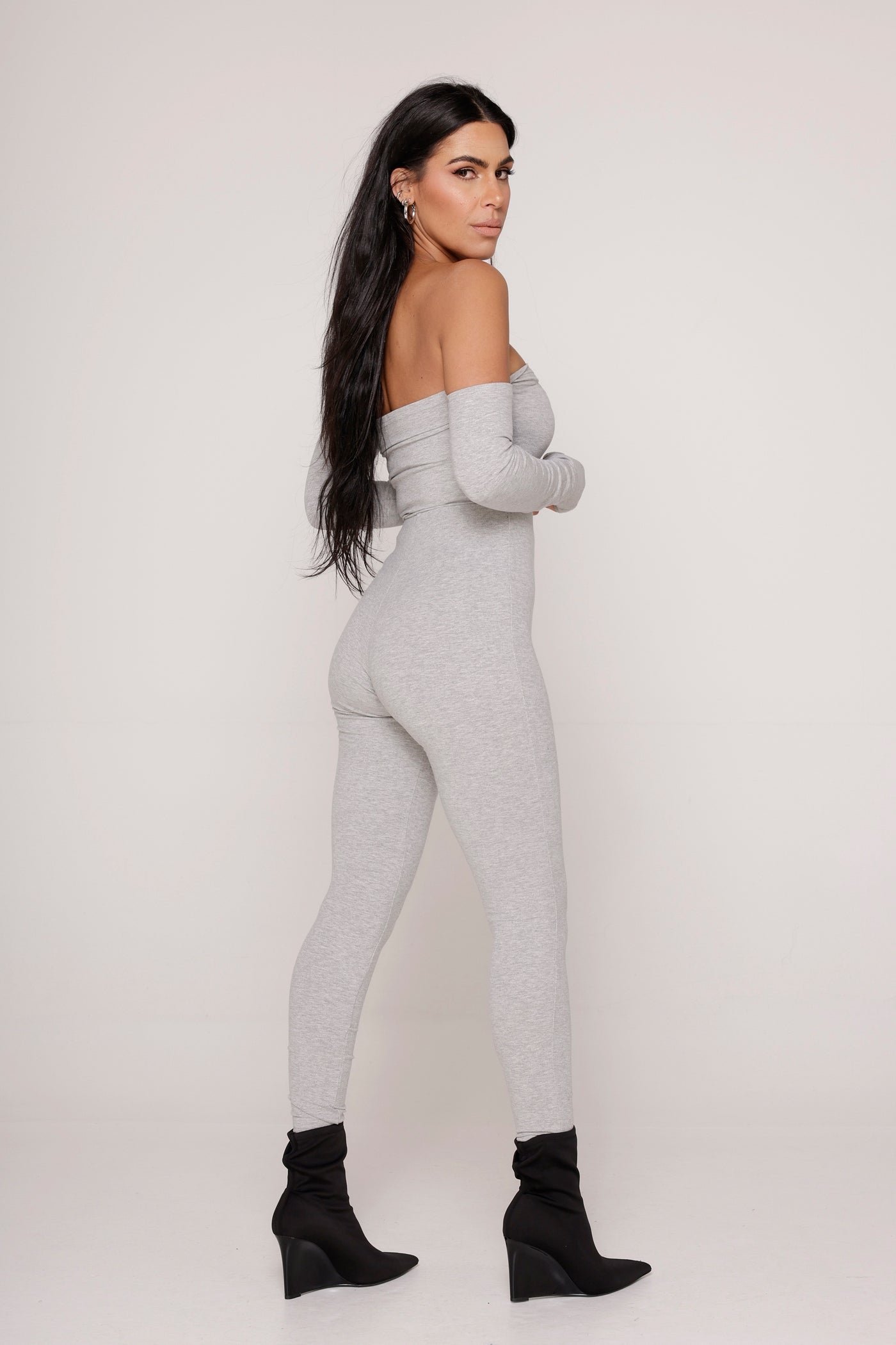 SOLID LEGGING - GREY