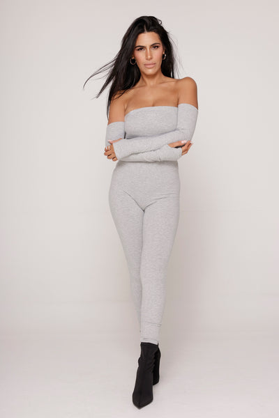 SOLID LEGGING - GREY