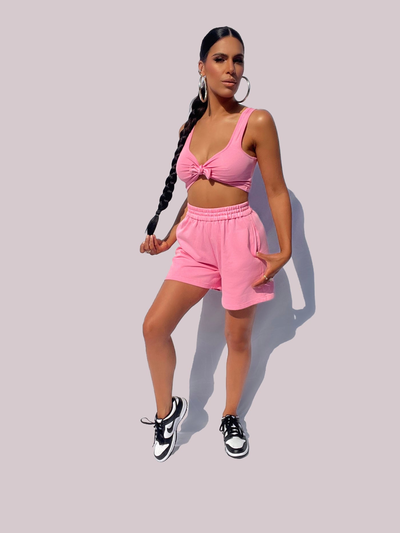 COMFORT SWEAT SHORTS - ULTRA PINK