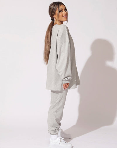 COMFORT OVERSIZED SWEATER - GREY