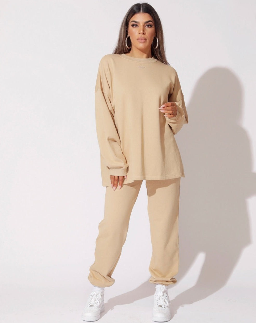 COMFORT OVERSIZED SWEATER - CAMEL