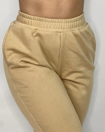 COMFORT SWEAT PANTS - CAMEL